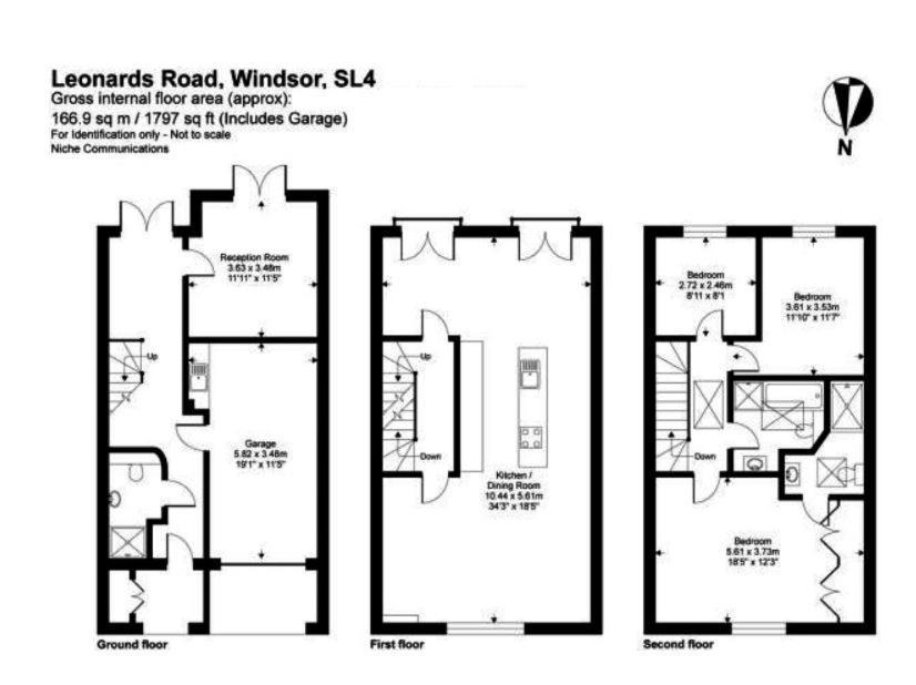 Immaculate Central Windsor Town House With Parking エクステリア 写真